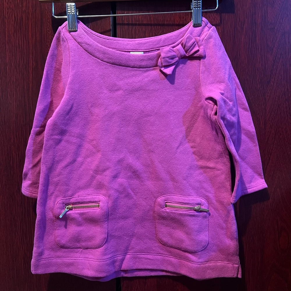 Gymboree Purple-Pink Long-Sleeve Tunic with Bow